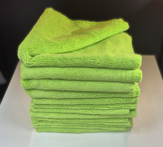 Washteam Microfiberklut Grønn 40 x 40 400gsm 10 pk
