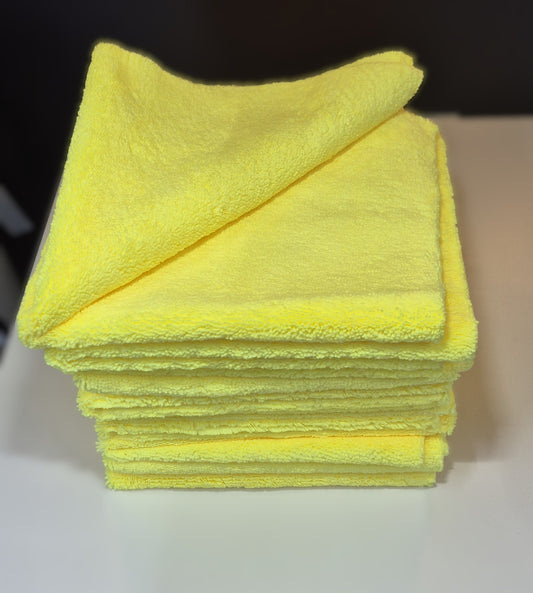Washteam Microfiberklut Gul 40 x 40 400gsm 10 pk
