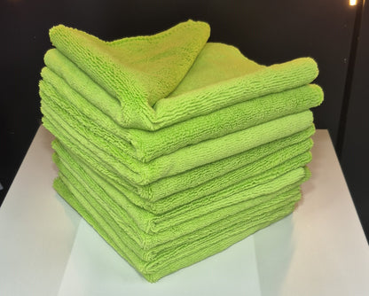 Washteam Microfiberklut Grønn 40 x 40 400gsm 10 pk